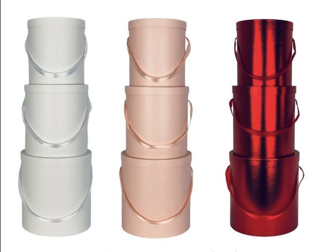 3 Piece Hat Box